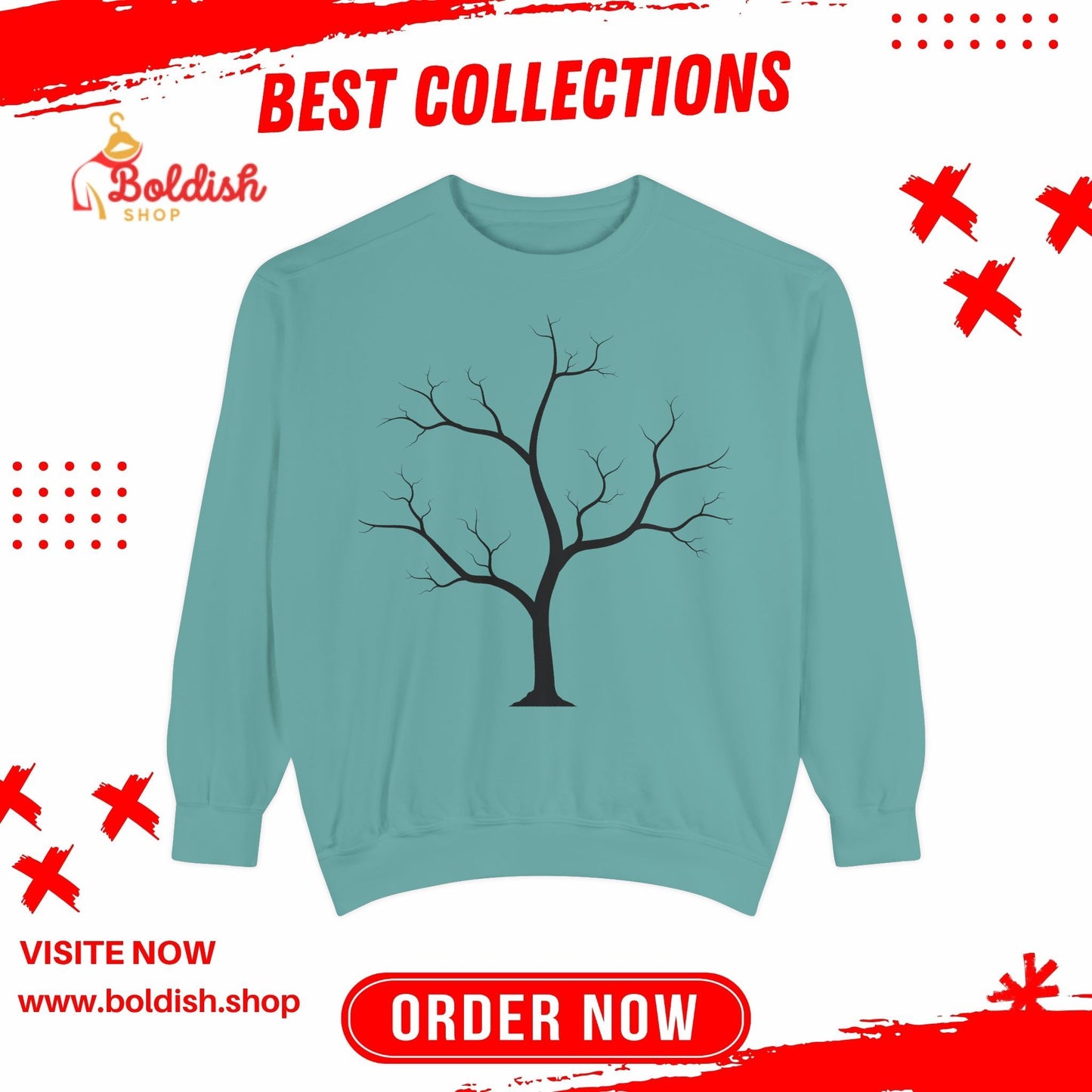 Unisex Garment-Dyed Sweatshirt