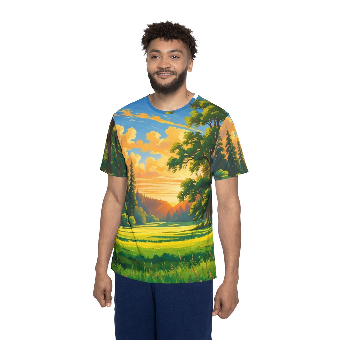 Men's Nature-Inspired Sports Jersey