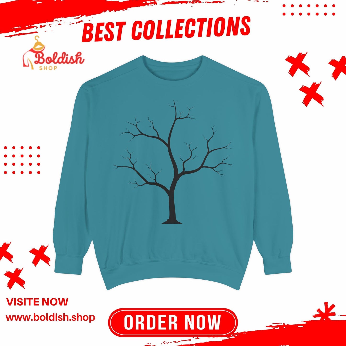 Unisex Garment-Dyed Sweatshirt