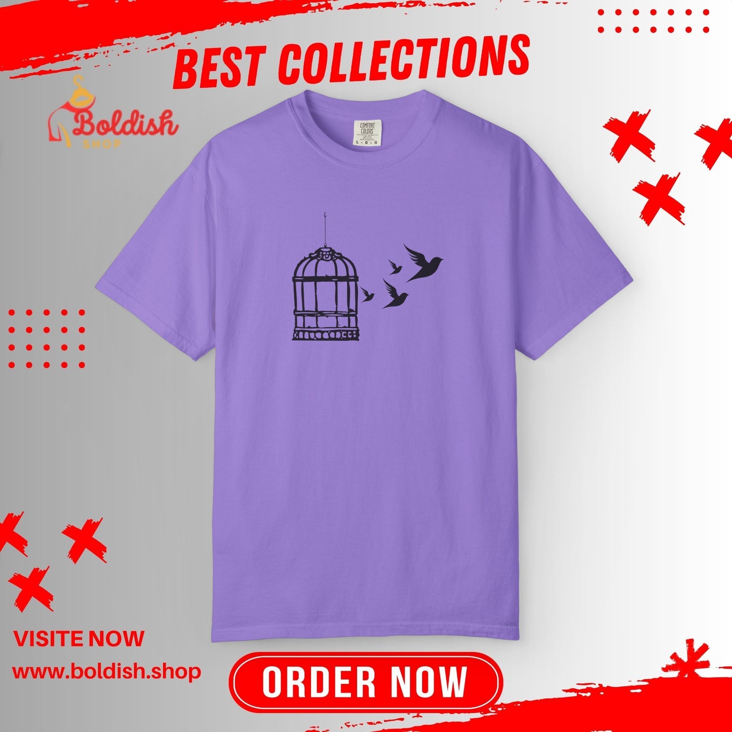 Birdcage Freedom T-Shirt