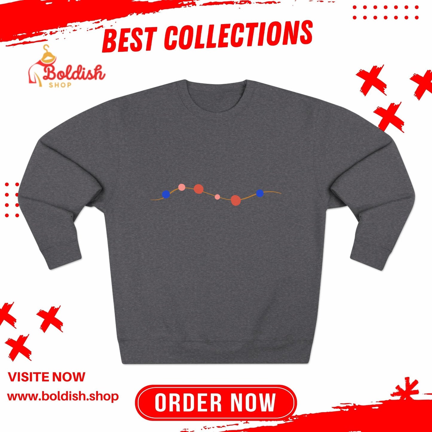 Vibrant Unisex Crewneck Sweatshirt