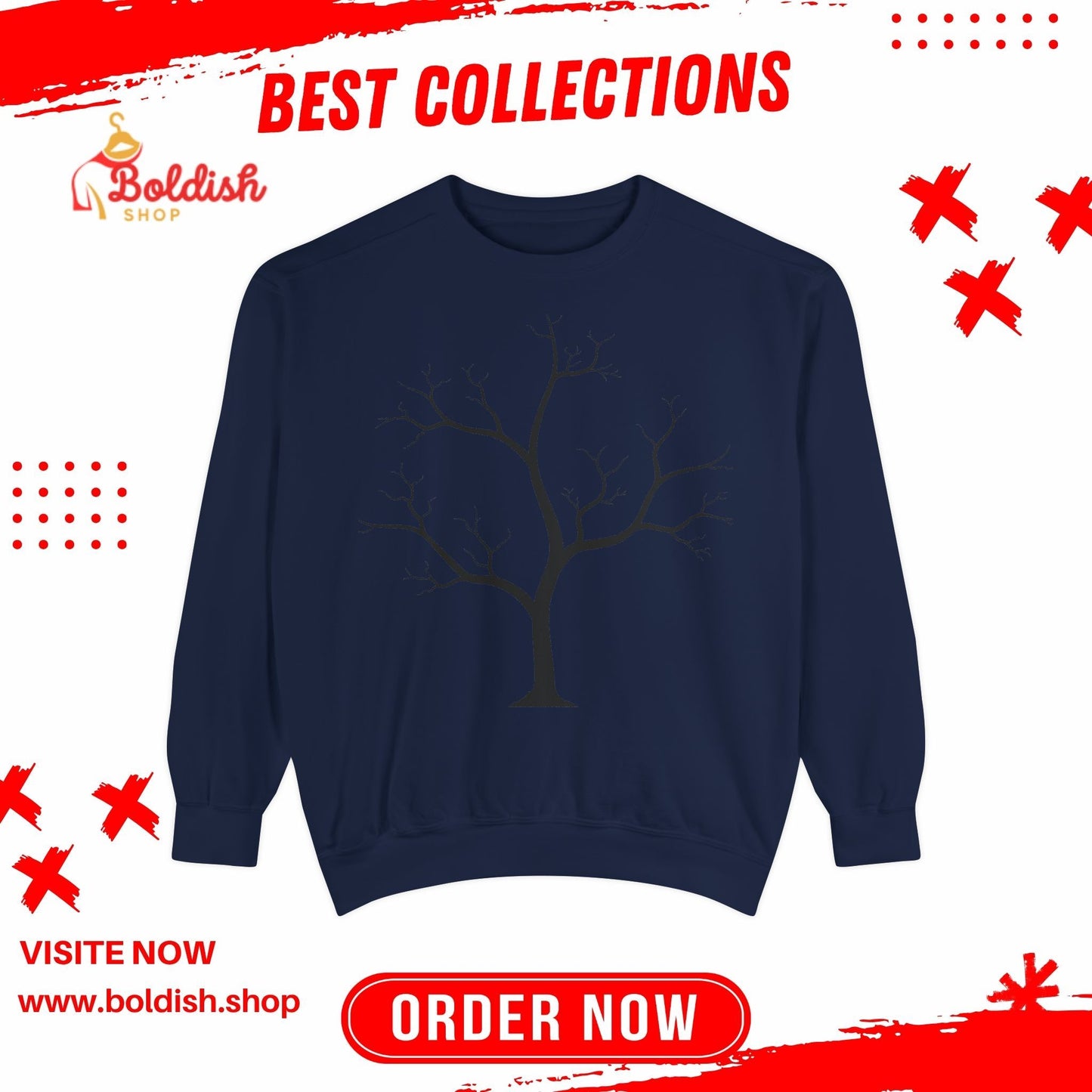 Unisex Garment-Dyed Sweatshirt