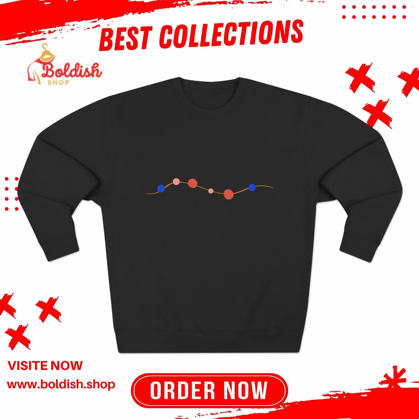Vibrant Unisex Crewneck Sweatshirt