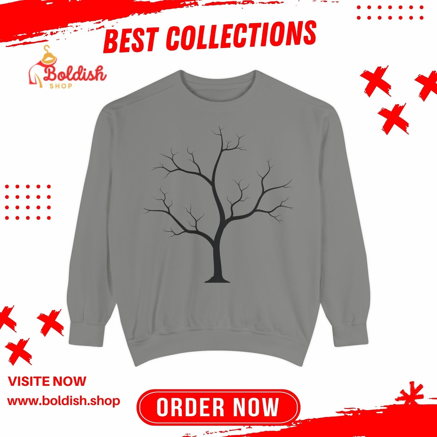 Unisex Garment-Dyed Sweatshirt