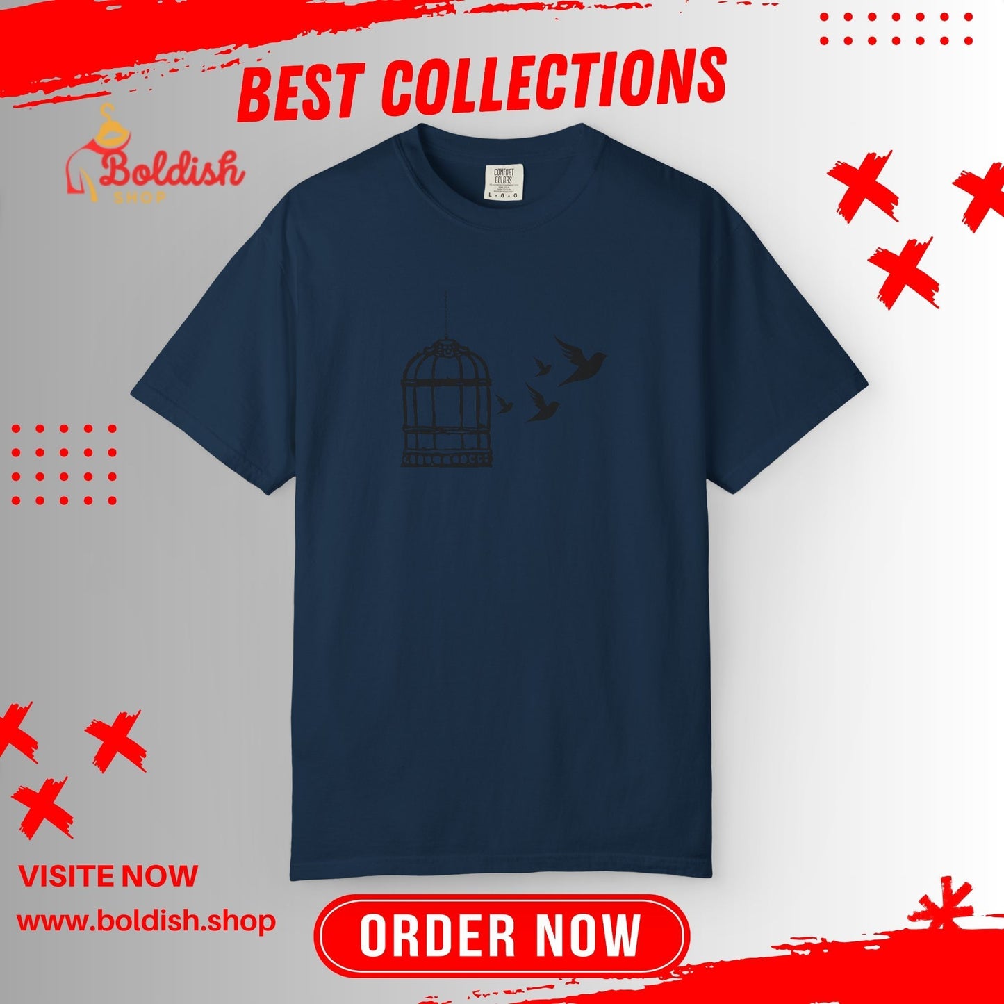 Birdcage Freedom T-Shirt