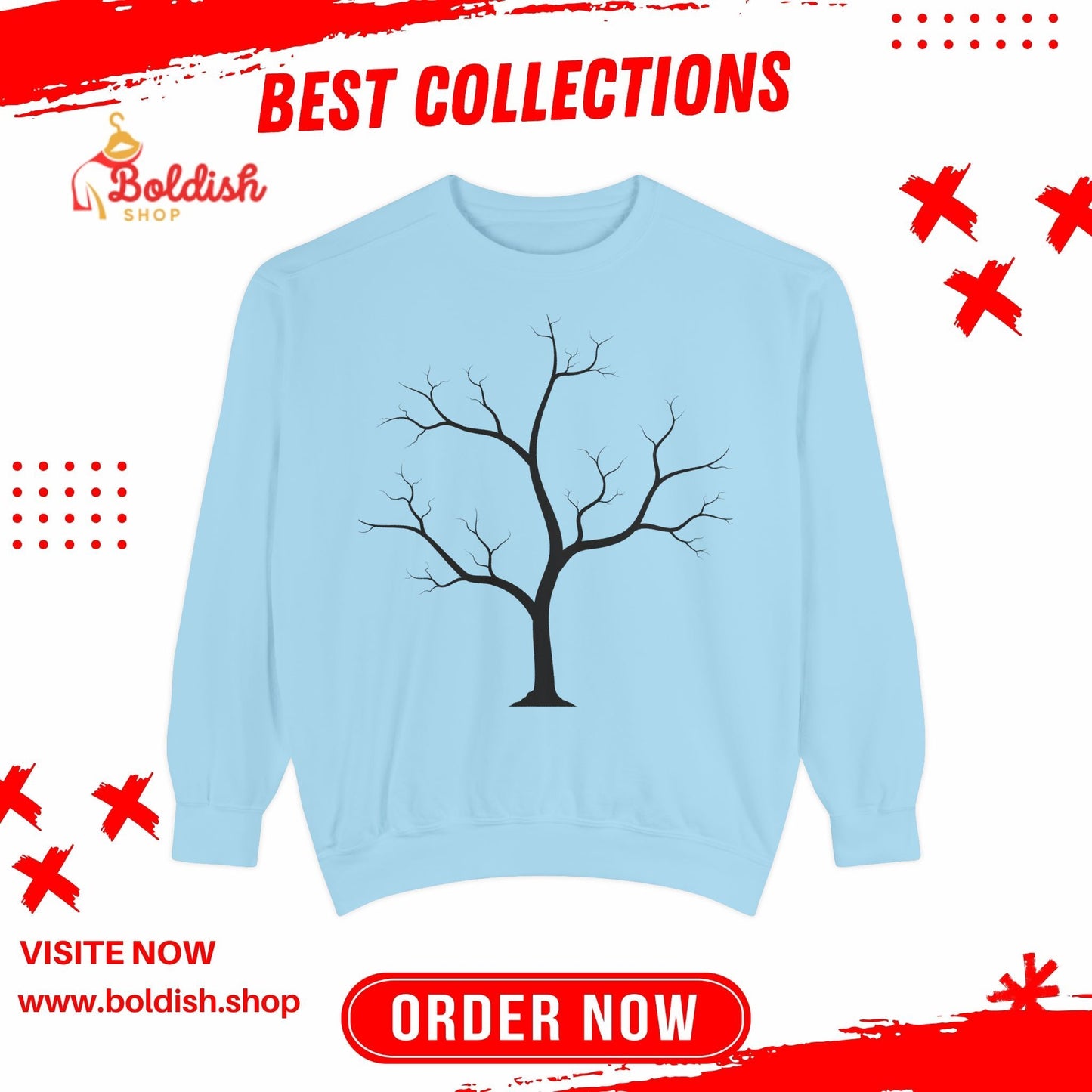 Unisex Garment-Dyed Sweatshirt