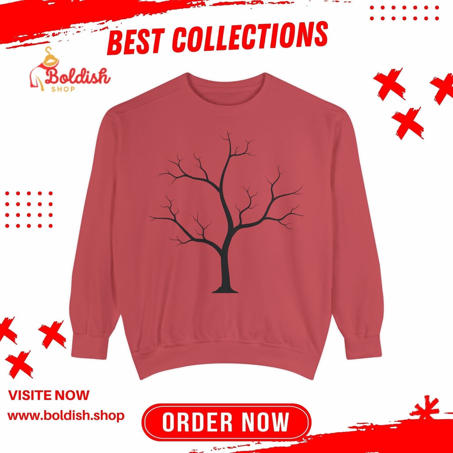 Unisex Garment-Dyed Sweatshirt