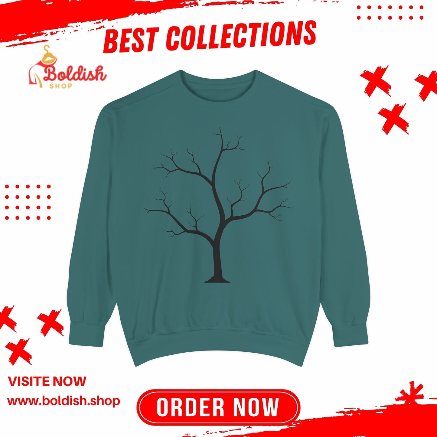 Unisex Garment-Dyed Sweatshirt