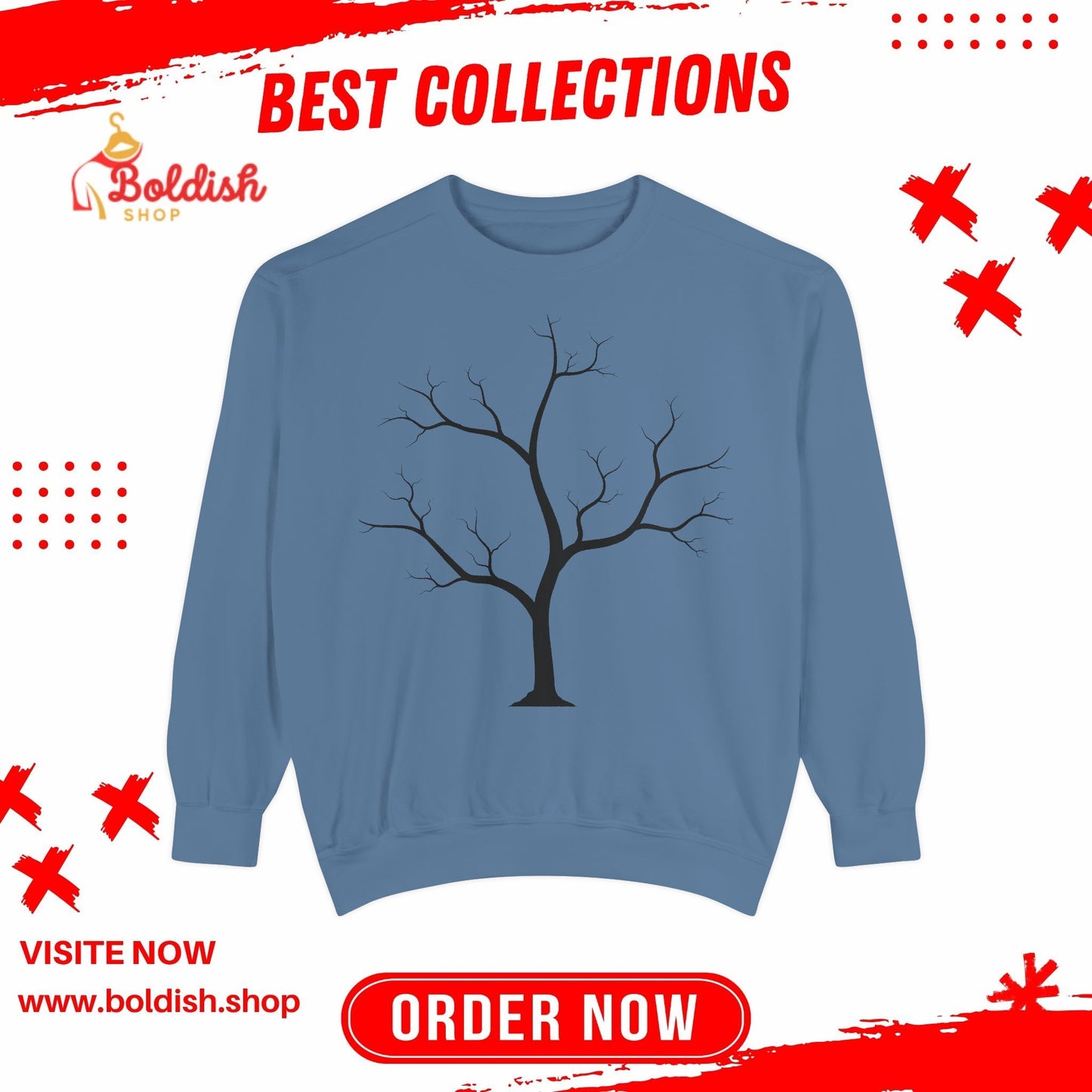 Unisex Garment-Dyed Sweatshirt