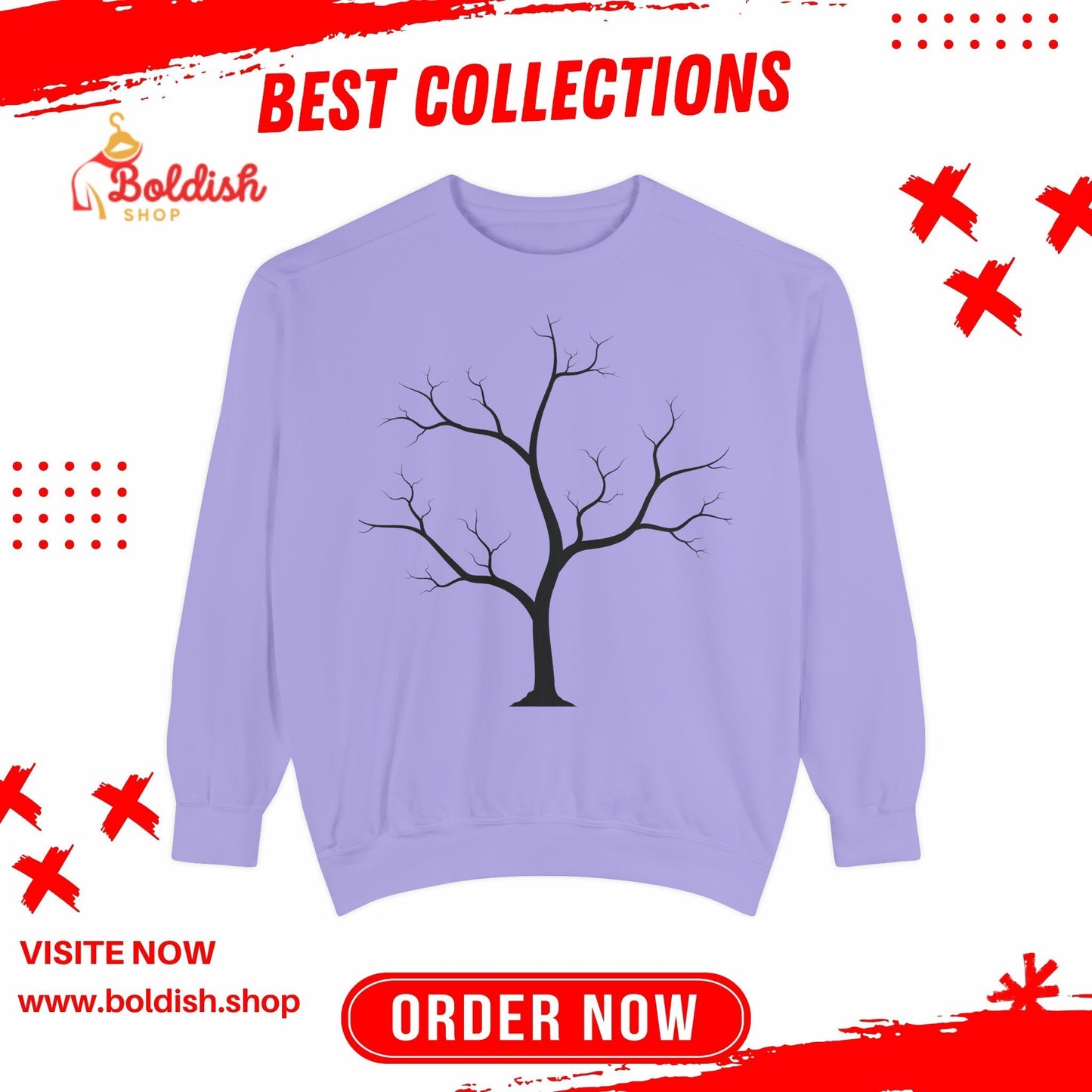 Unisex Garment-Dyed Sweatshirt