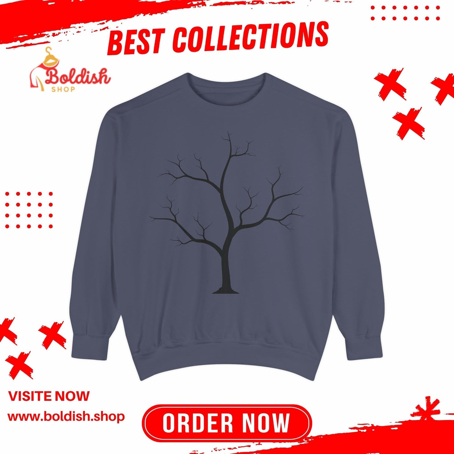 Unisex Garment-Dyed Sweatshirt
