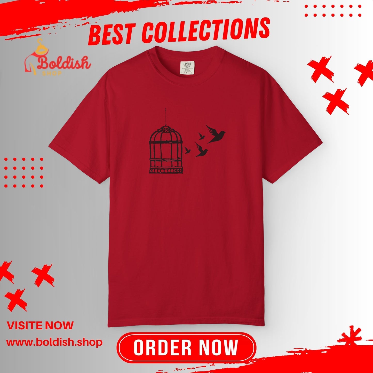 Birdcage Freedom T-Shirt