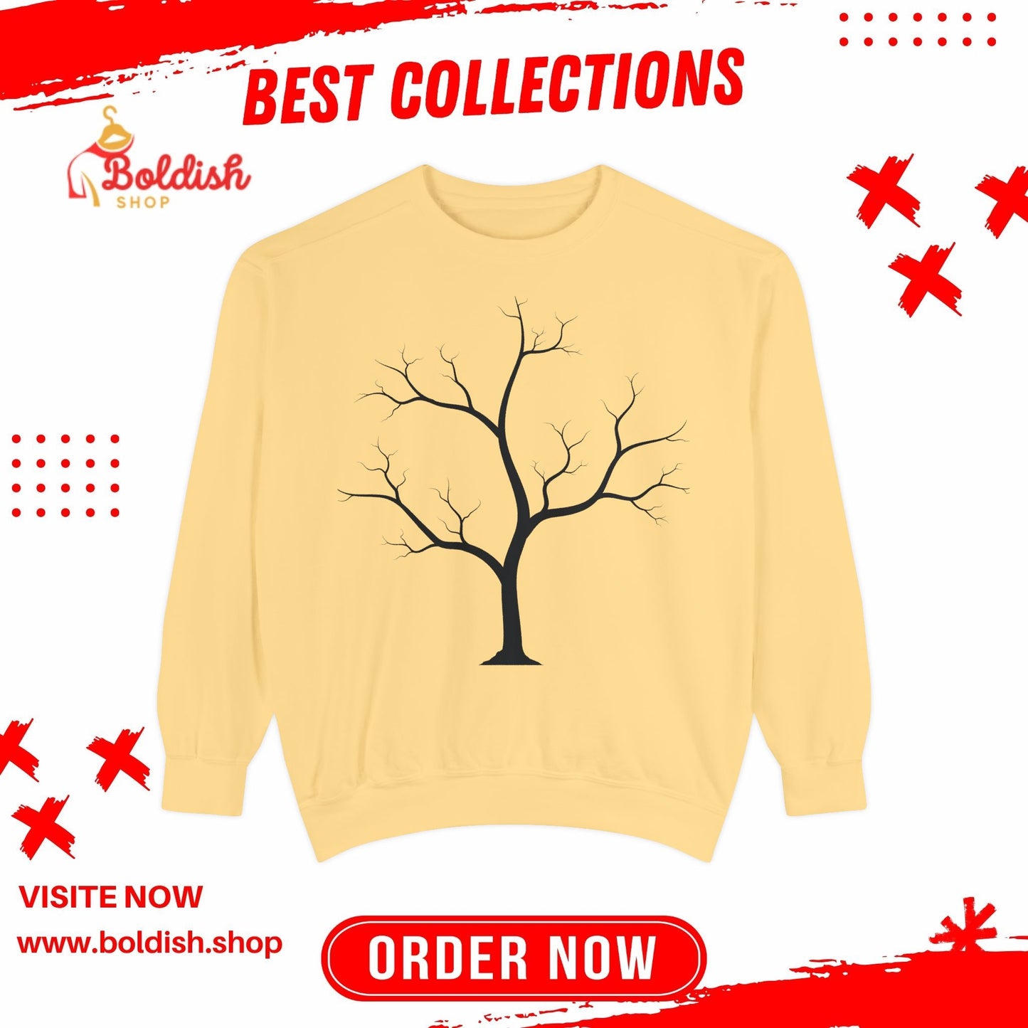 Unisex Garment-Dyed Sweatshirt