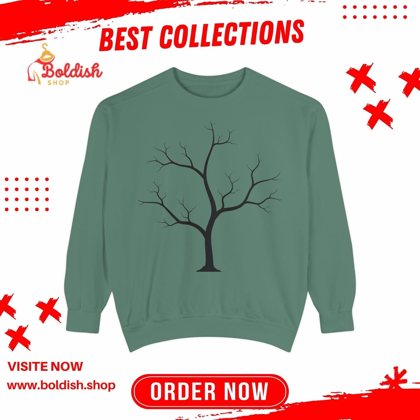 Unisex Garment-Dyed Sweatshirt